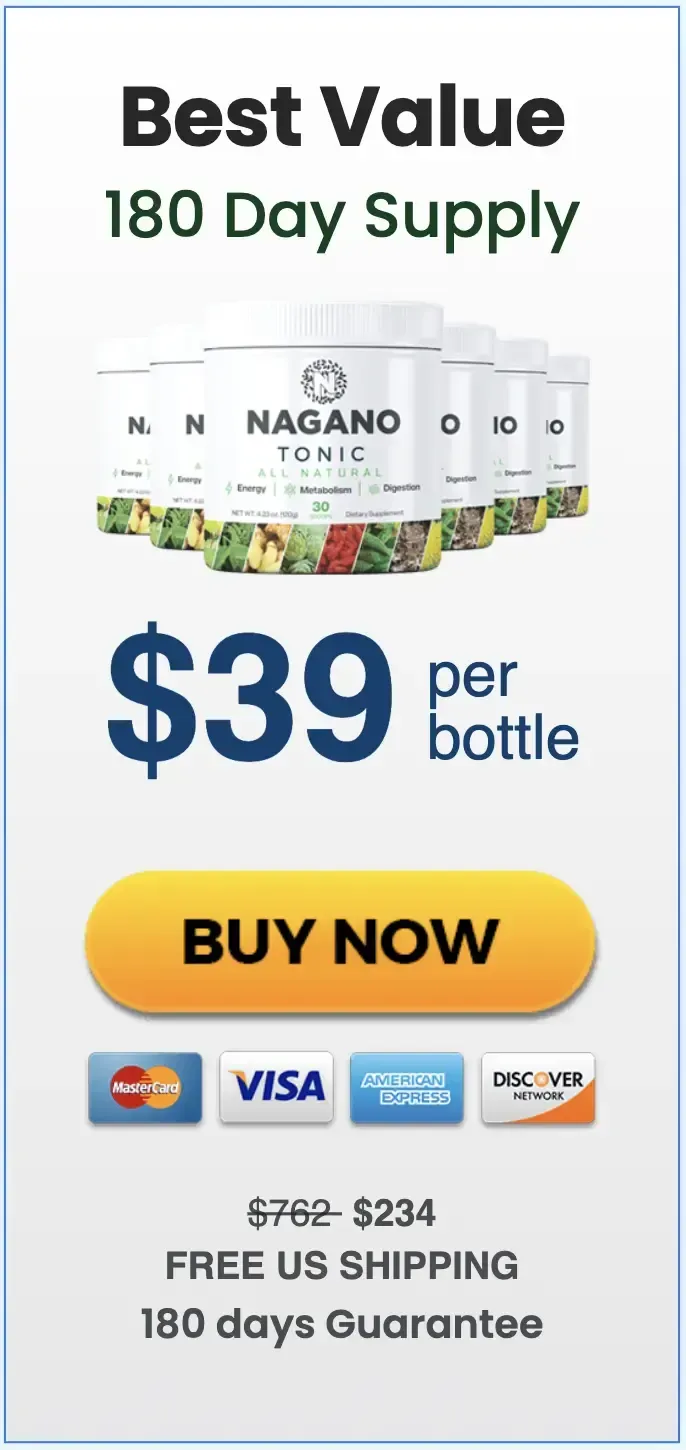 Nagano Tonic Pricing